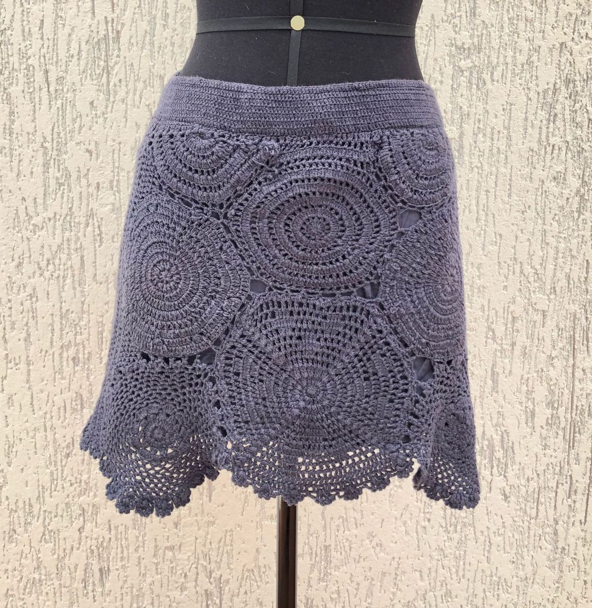 preço de saia de croche