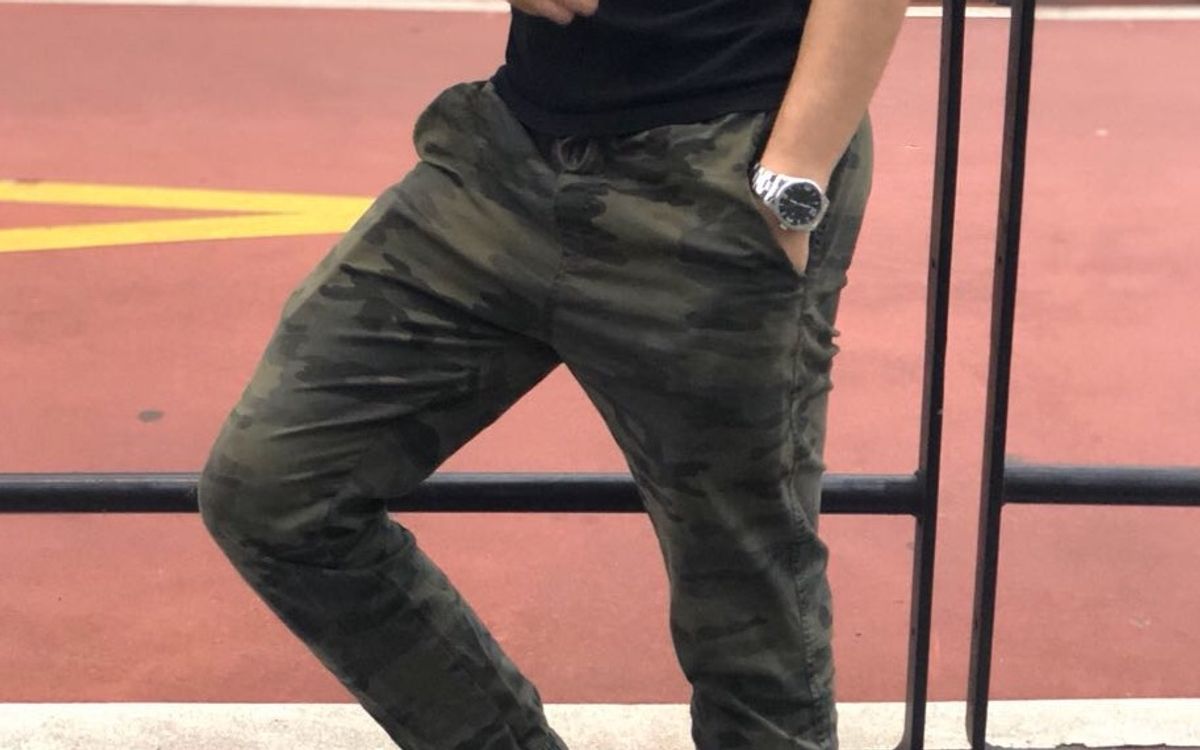 calça jogger camuflada feminina renner