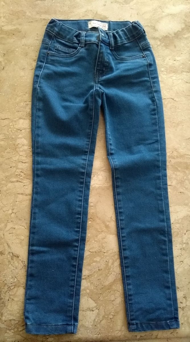 calça jeans infantil tamanho 6