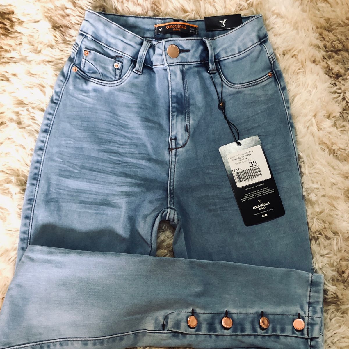 shorts consciência jeans