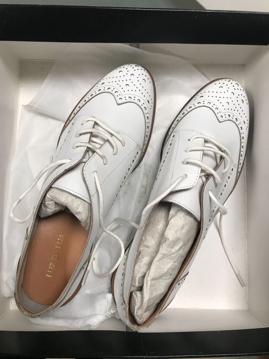 sapato oxford feminino luz da lua