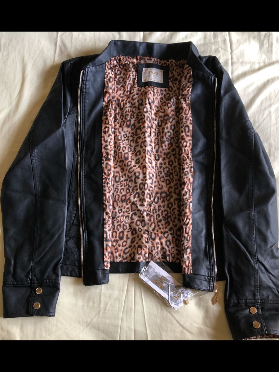jaqueta de couro susy