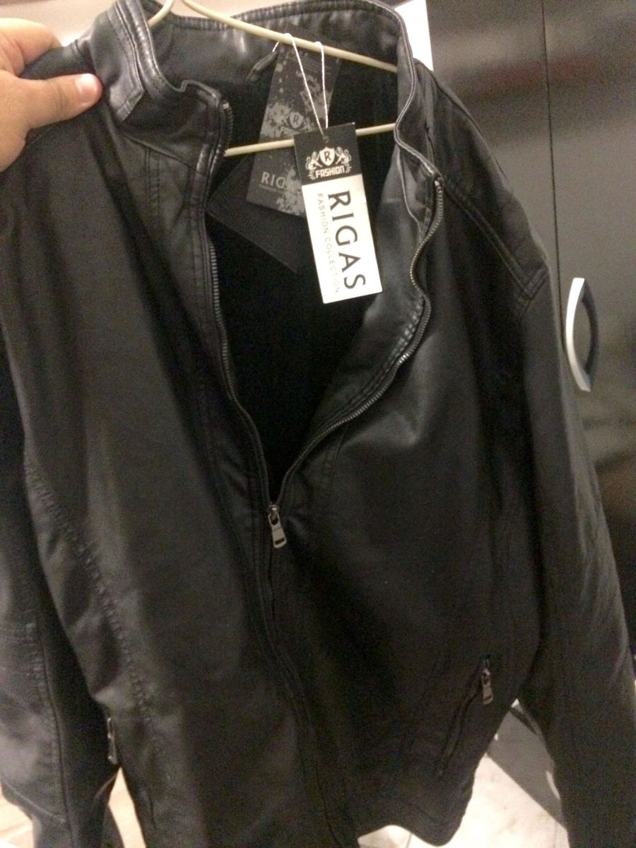 jaqueta de couro masculina personalizada