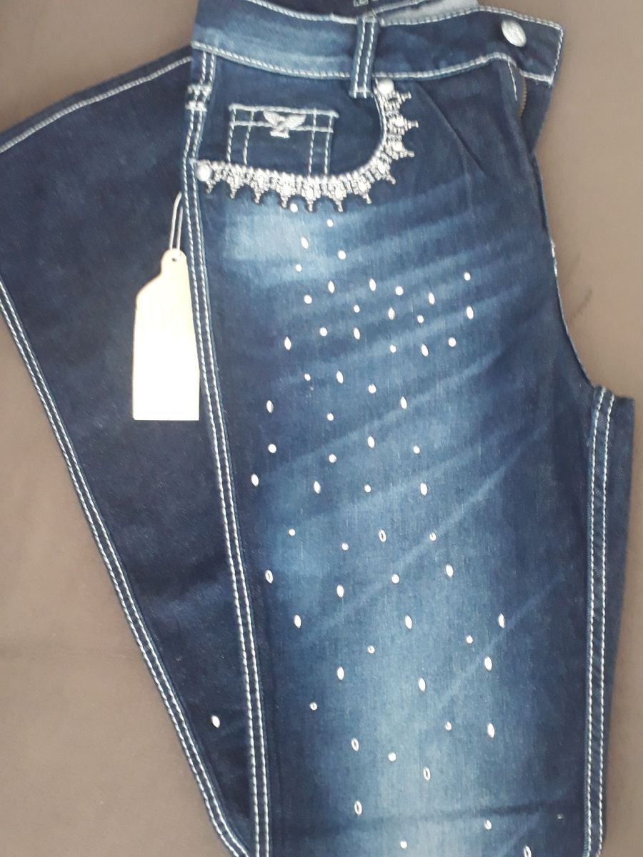calça zenz western milano jeans