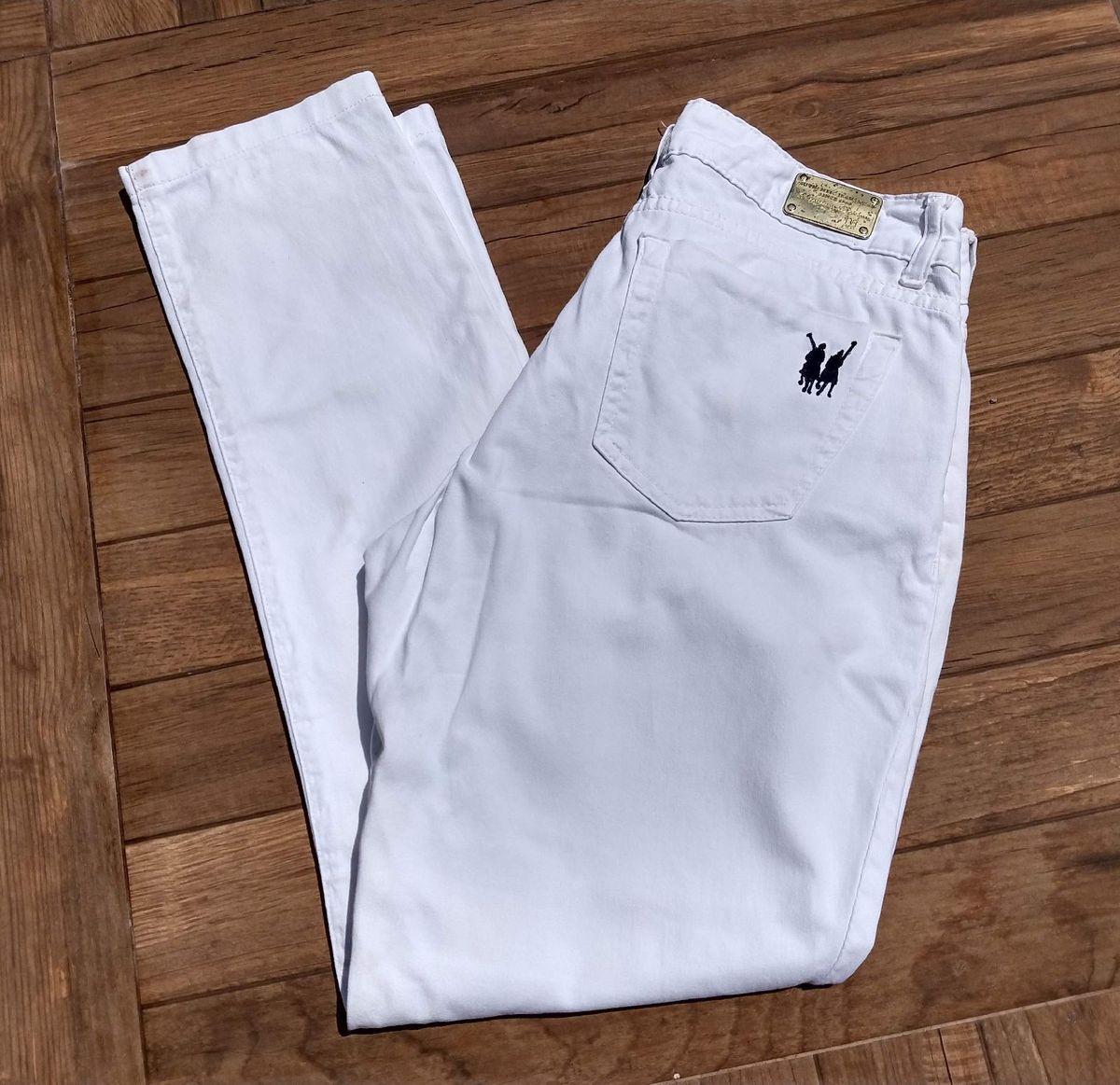 calça sarja polo wear