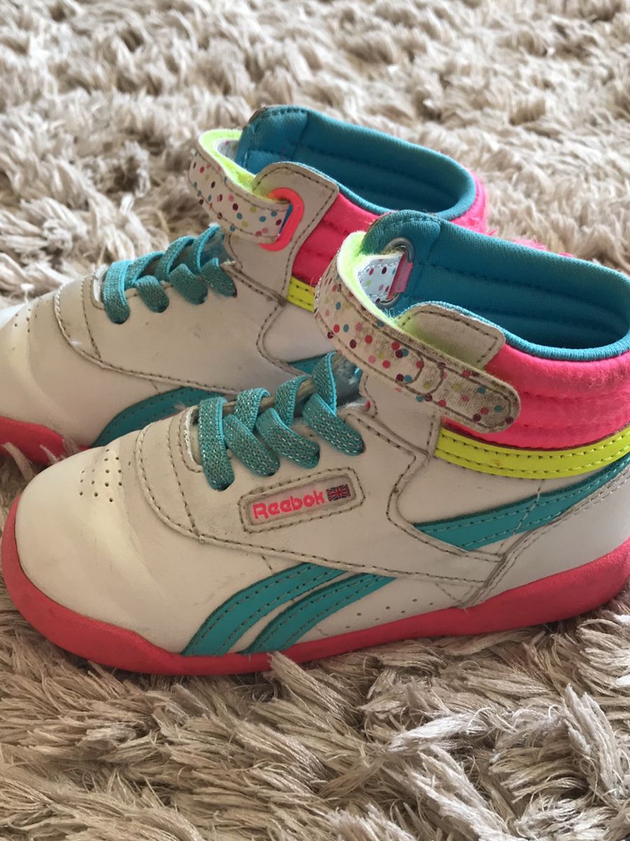 tenis reebok infantil cano alto