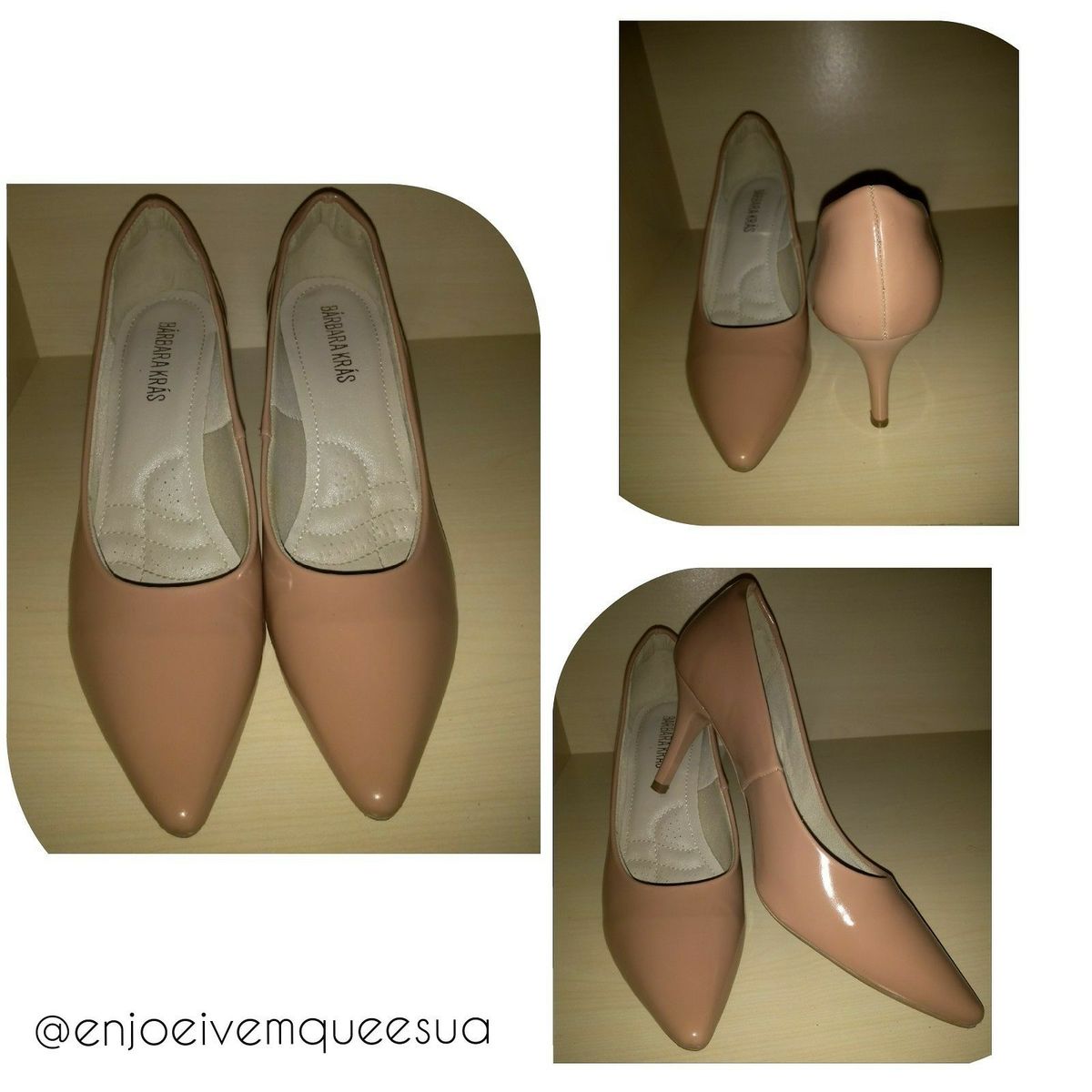 Sandália Feminina Sapatos Barbara Kras Scarpin Barbara Kras 2025