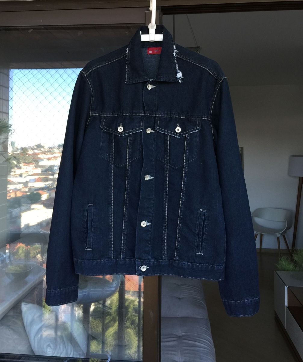 jaqueta jeans masculina usada