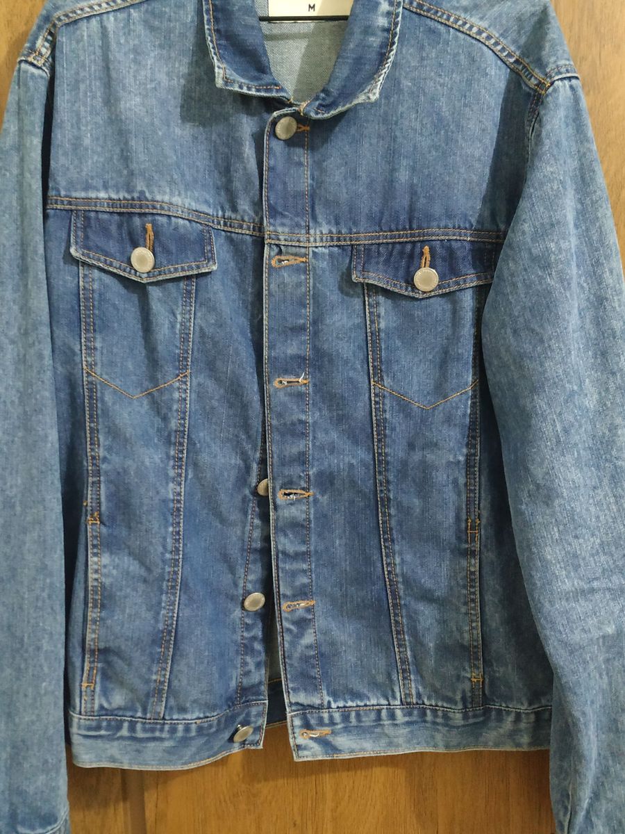 jaqueta jeans masculina riachuelo