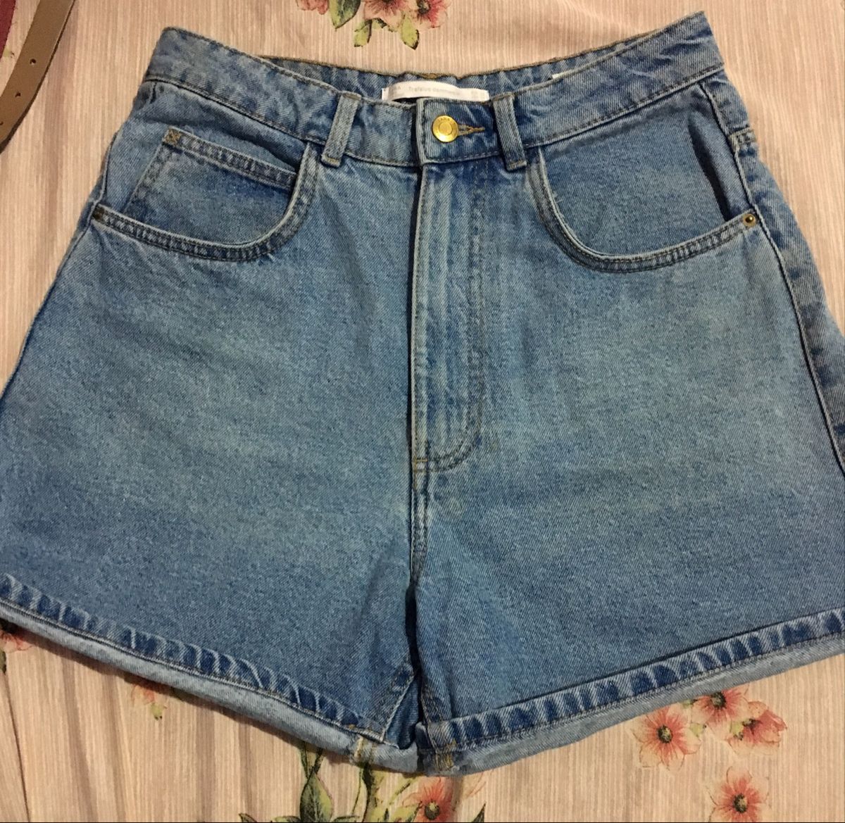 mom jeans short