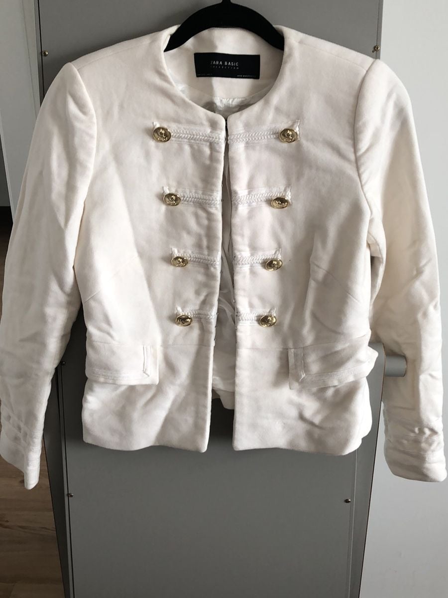 jaqueta militar feminina zara