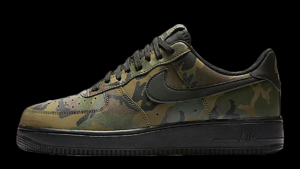 tênis camuflado da nike