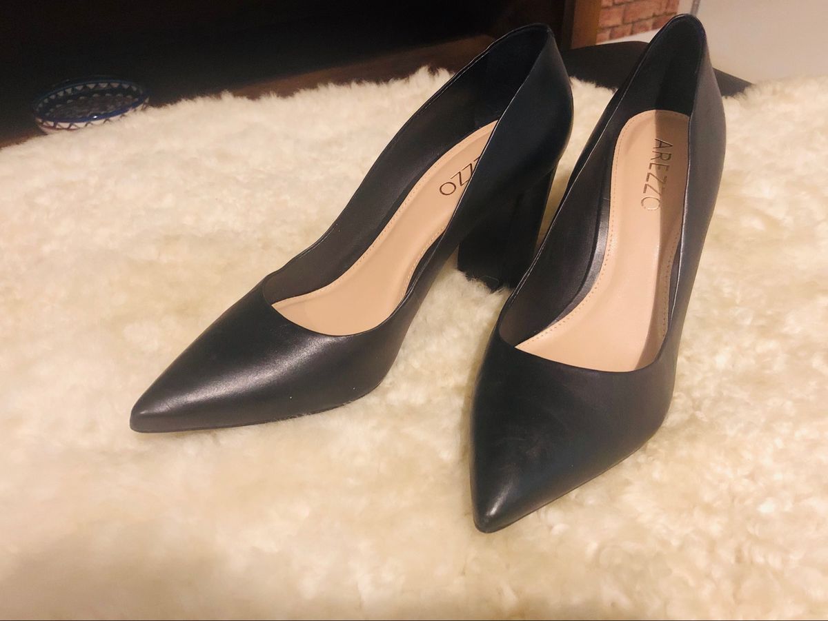 sapato arezzo preto