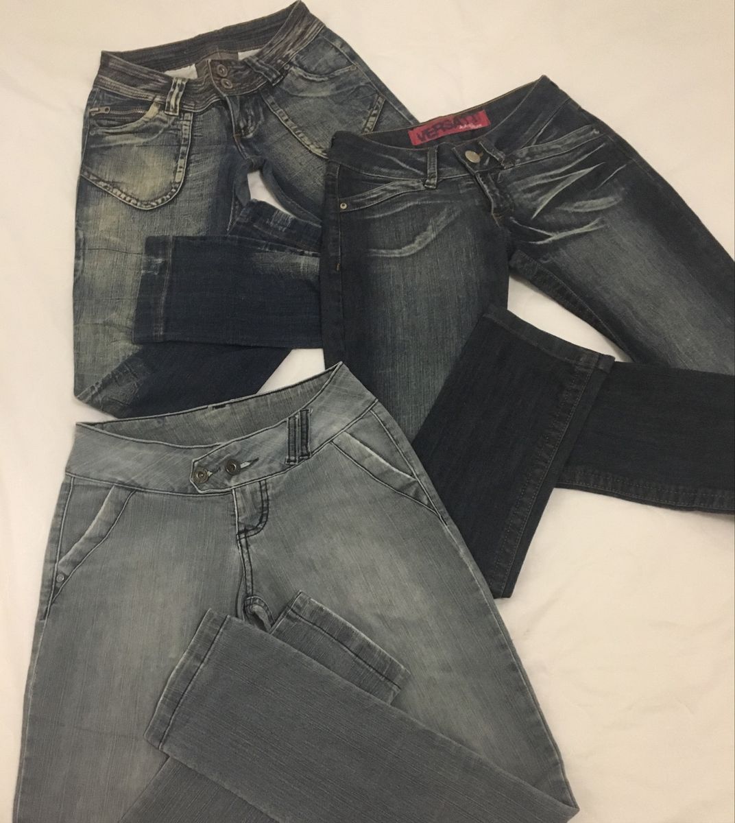 calça jeans versatti feminina