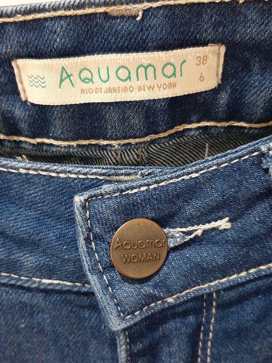 calça jeans feminina aquamar