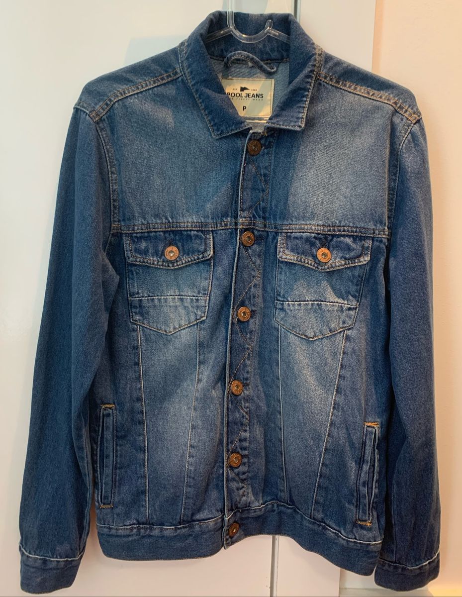 jaqueta jeans masculina enjoei