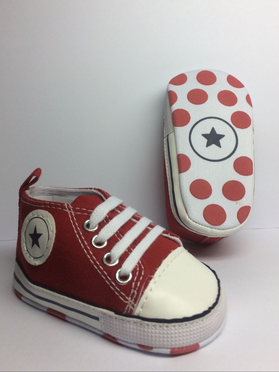 all star baby vermelho