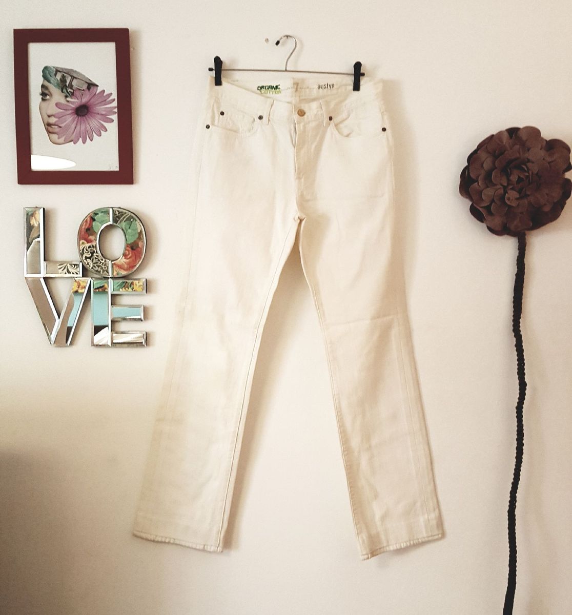 calça branca feminina cotton