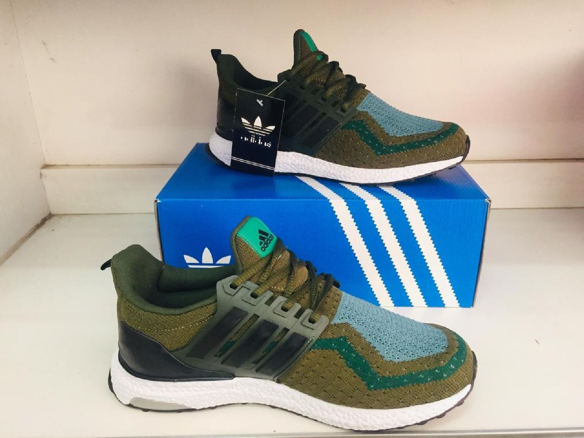 tenis adidas verde claro