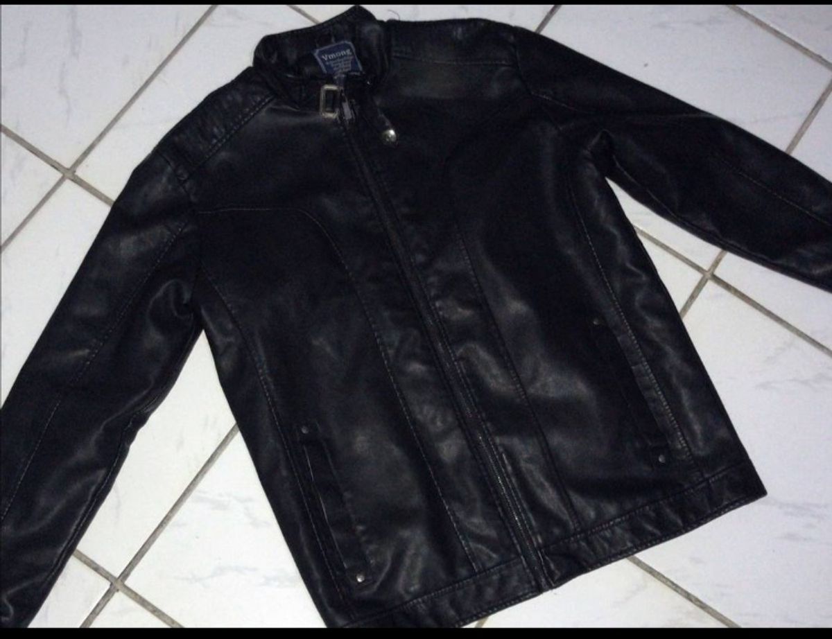 jaqueta de couro vmong wear preço