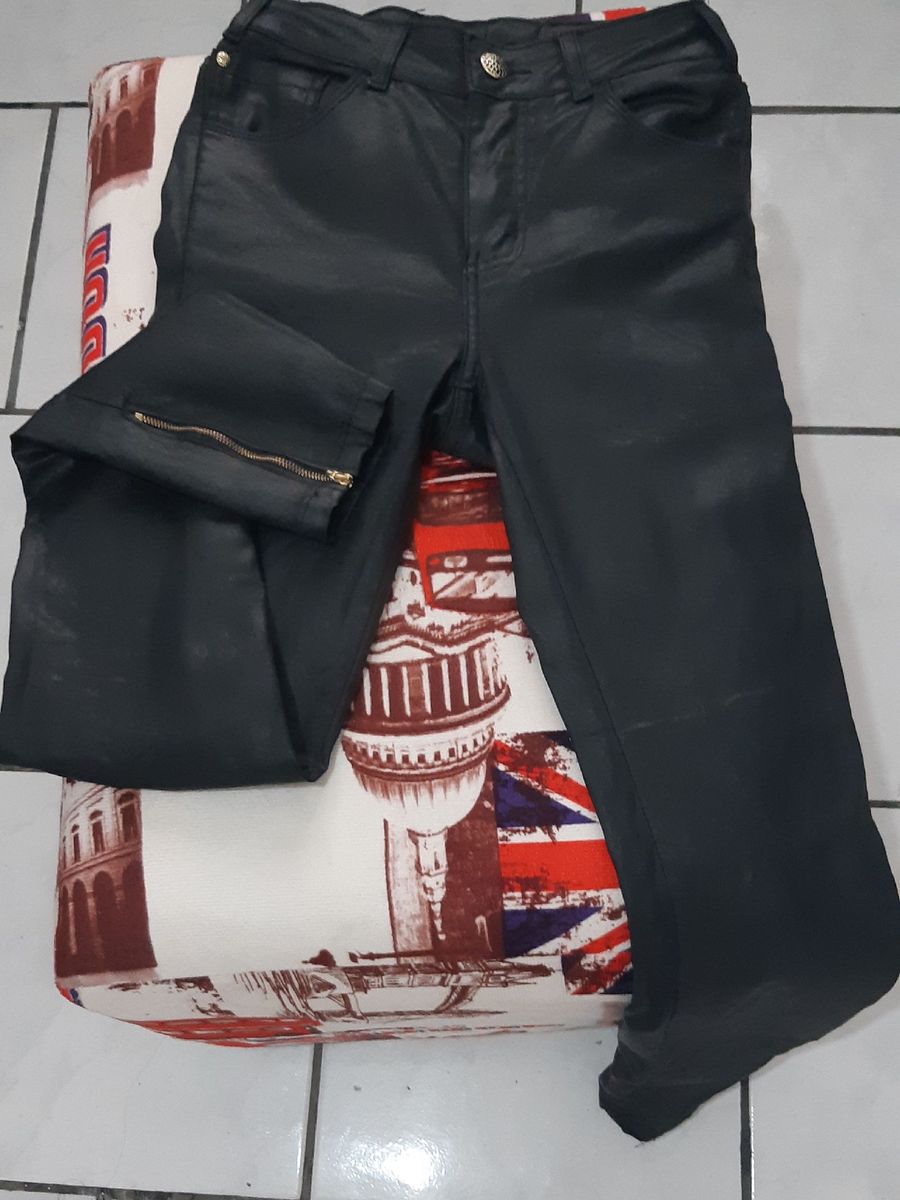 calça jeans brilhosa
