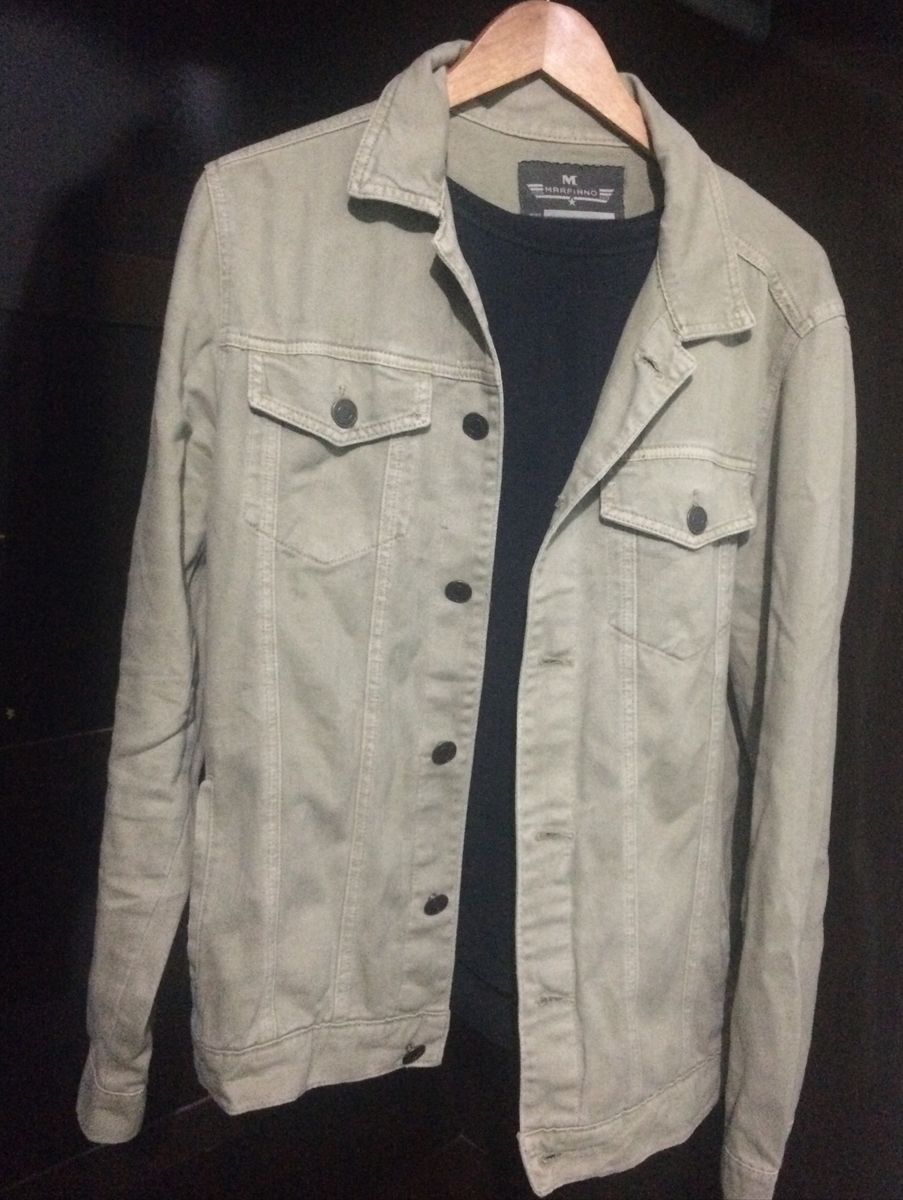 casaco verde musgo masculino