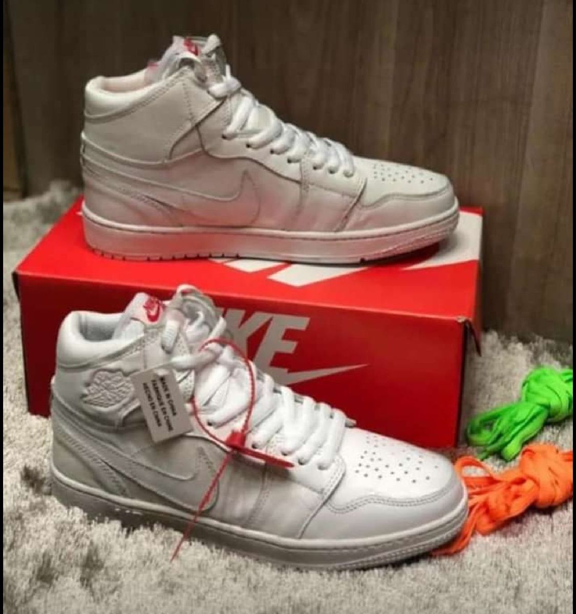 bota branca masculina nike