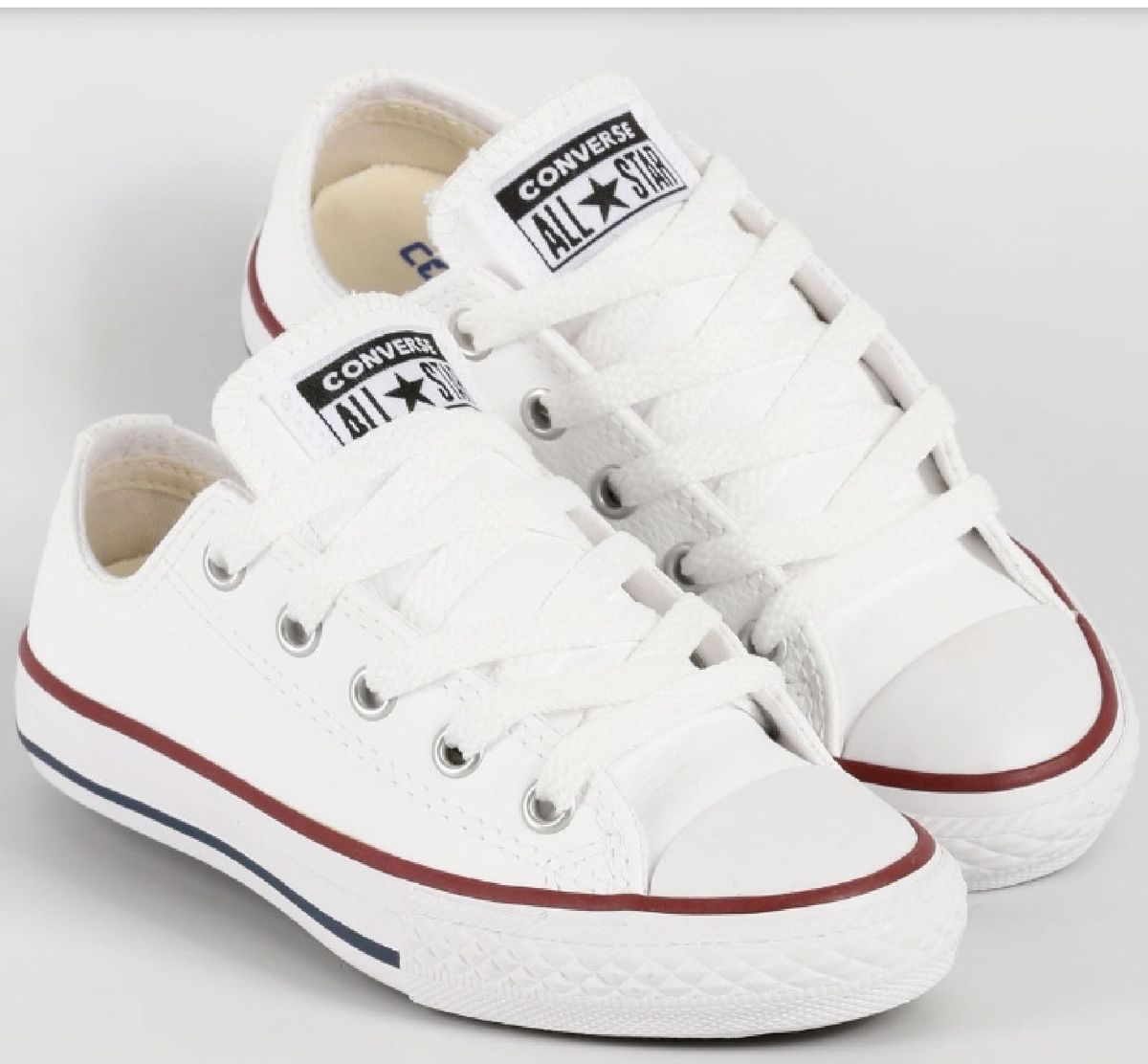 all star branco couro 32