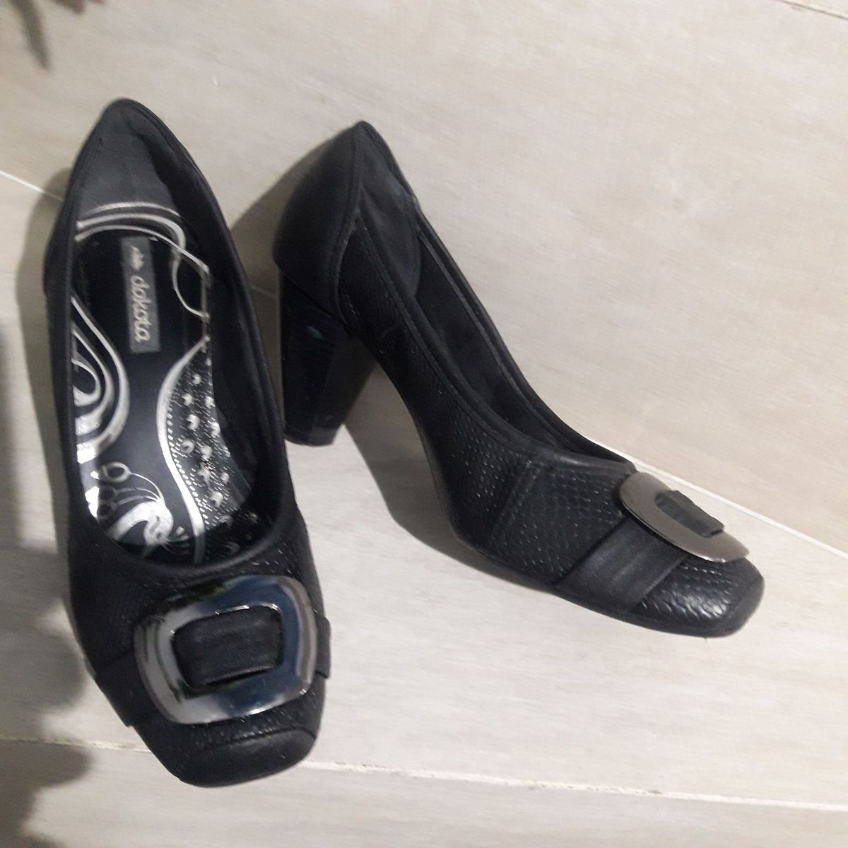 sapato dakota salto grosso