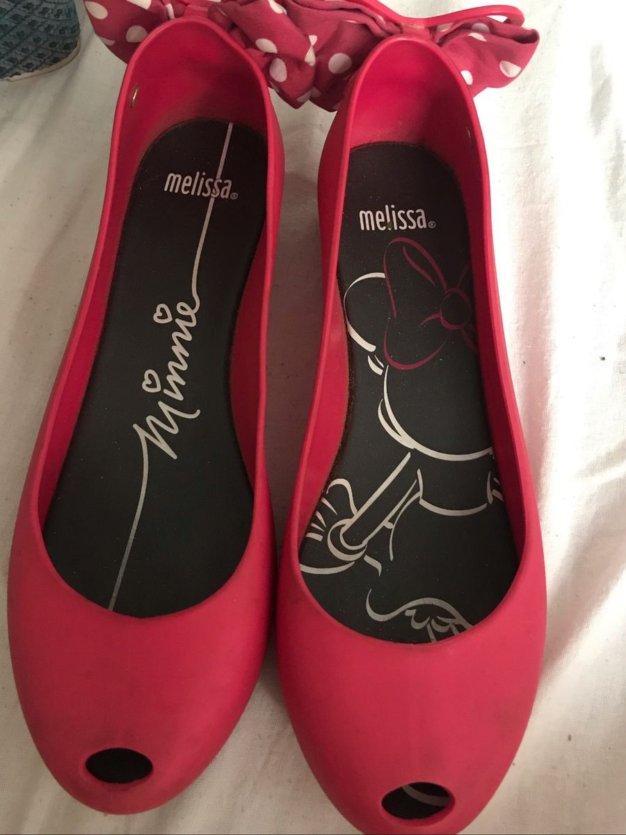 chinelo da minnie melissa
