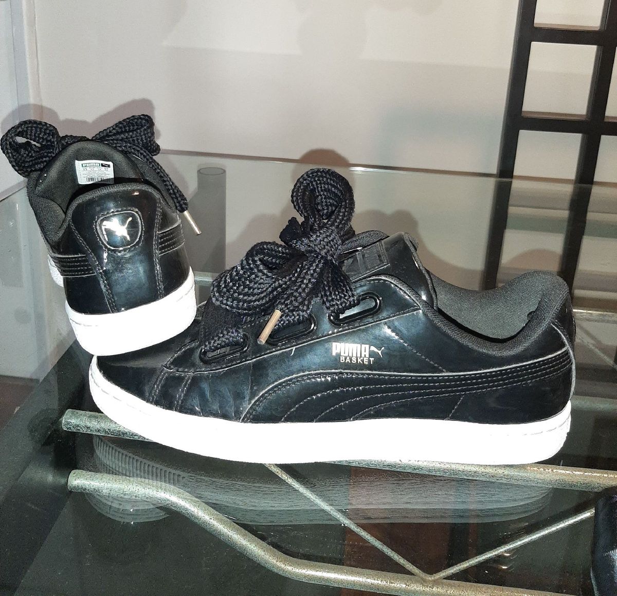 tenis puma cadarço grosso