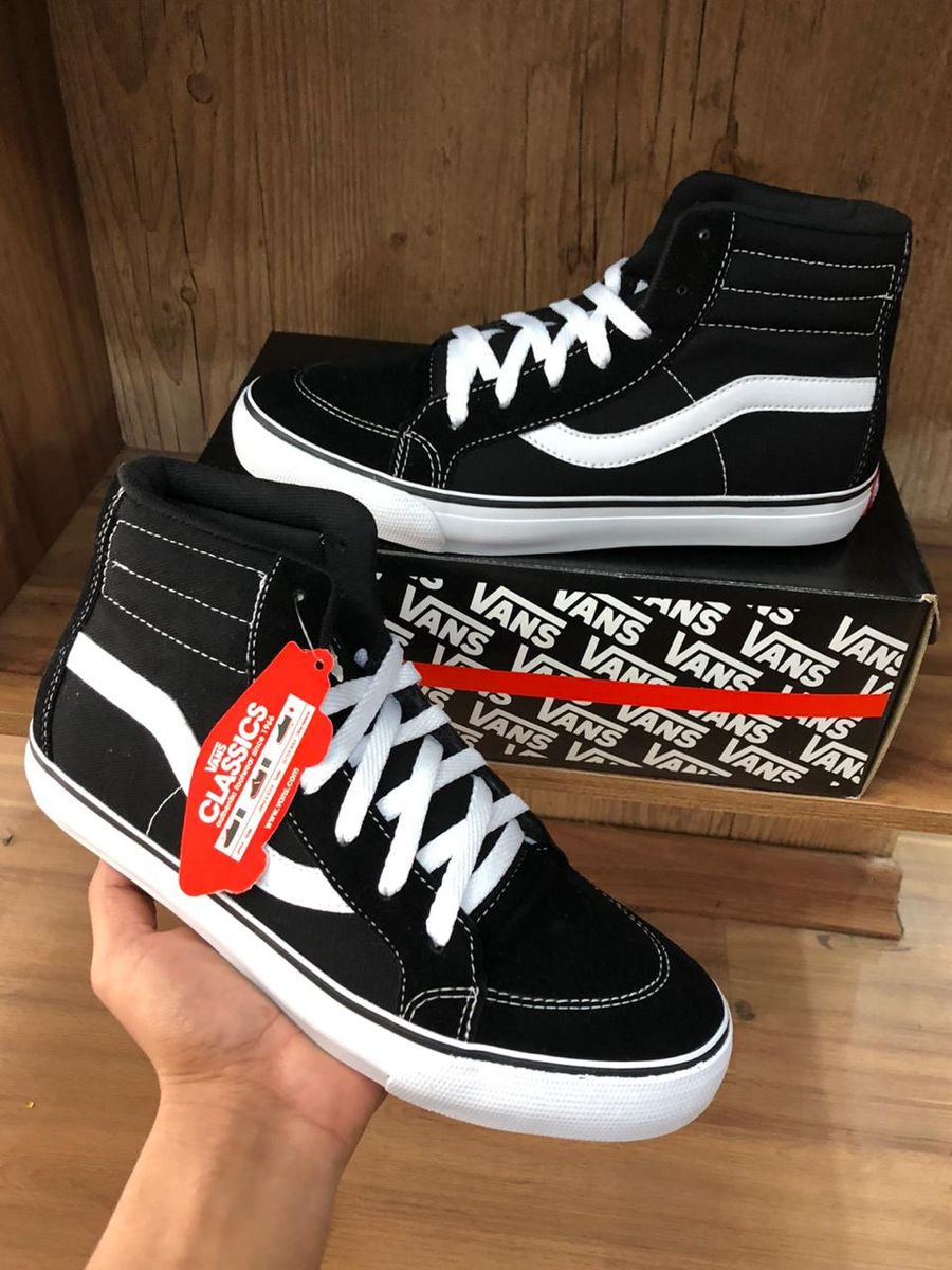 vans botinha preto