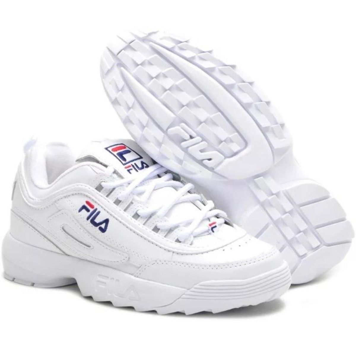 fila disruptor 2 branco masculino