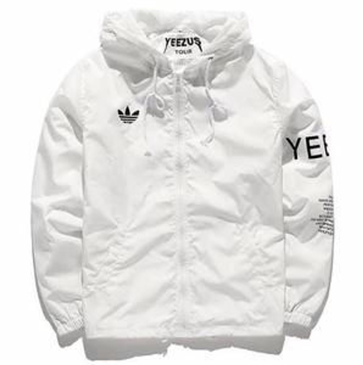 corta vento da adidas branco