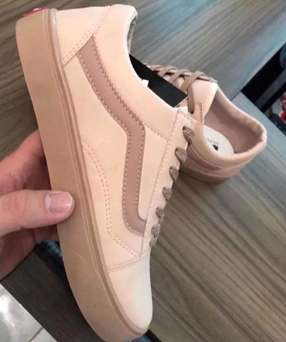 tenis vans old skool rose