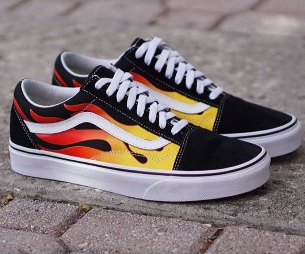 tênis vans old skool flame