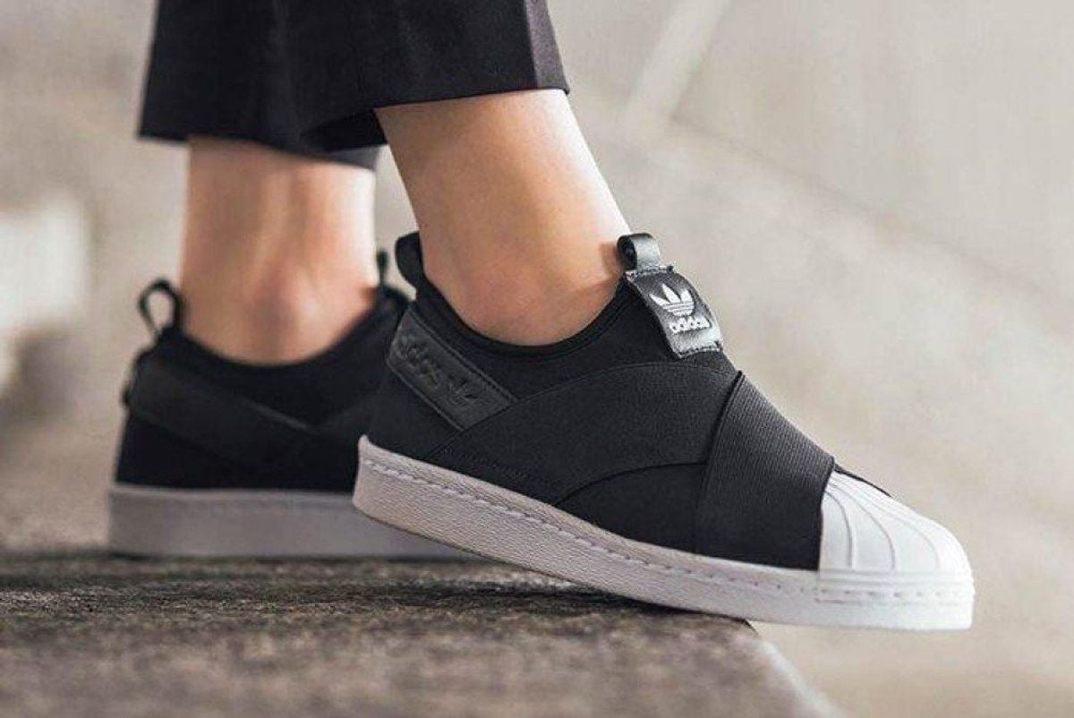 adidas slip on preto