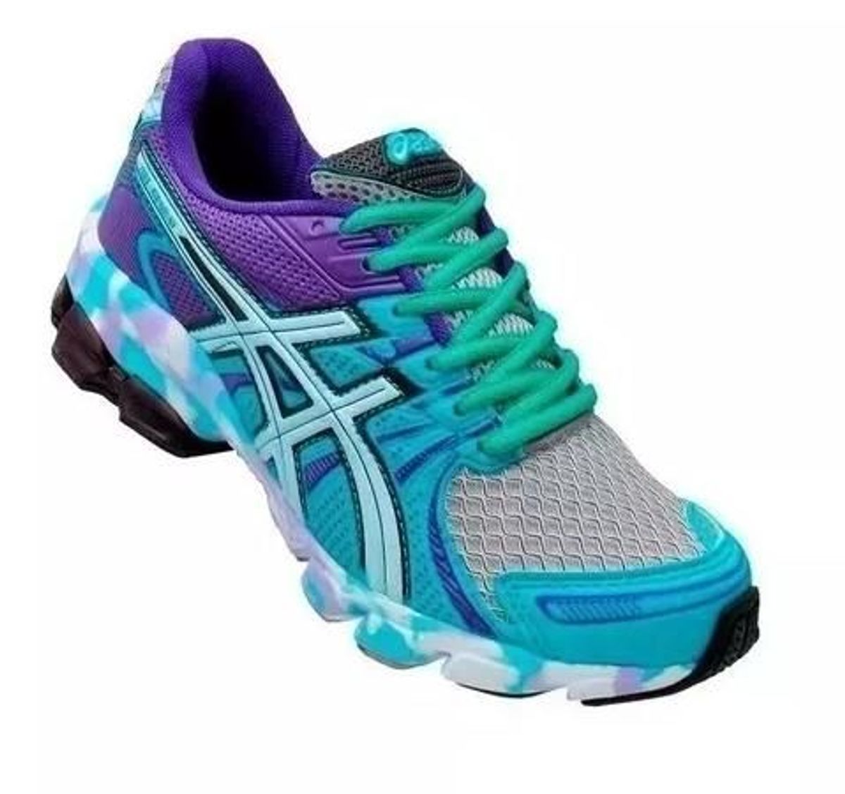 tenis asics colorido sendai