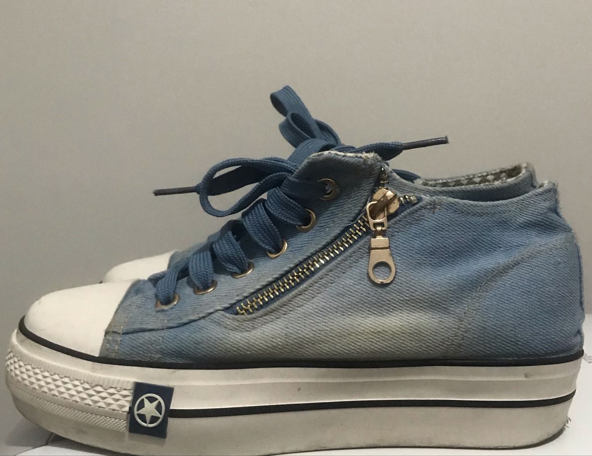 all star plataforma jeans