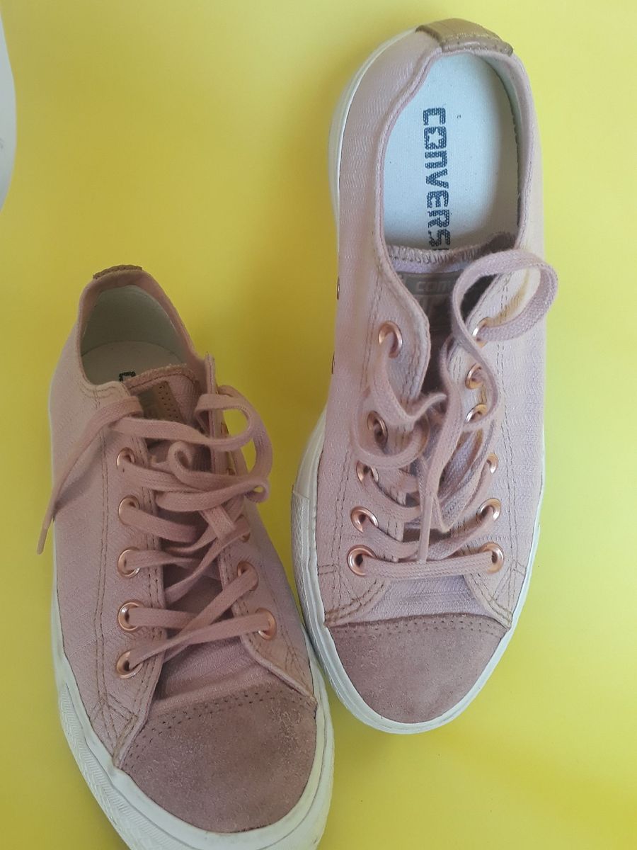 tênis converse chuck taylor all star platform rosa ferrugem