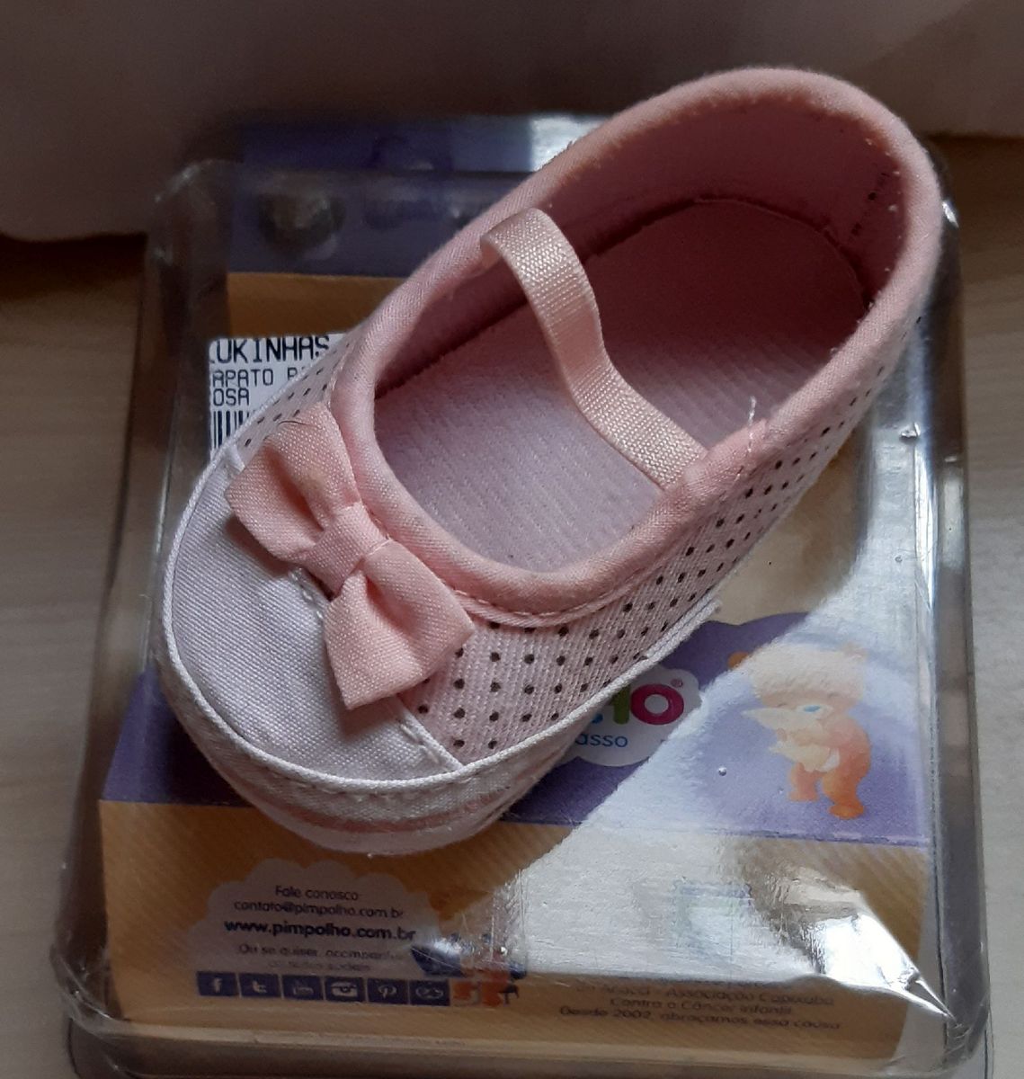 sapatinho pimpolho rosa