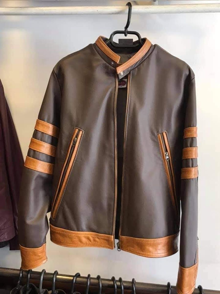 jaqueta wolverine couro