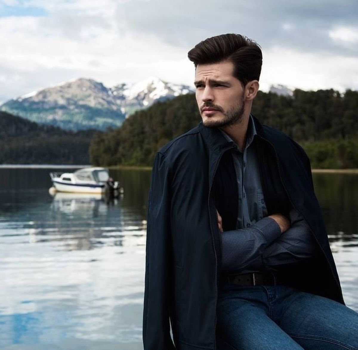 jaqueta masculina individual