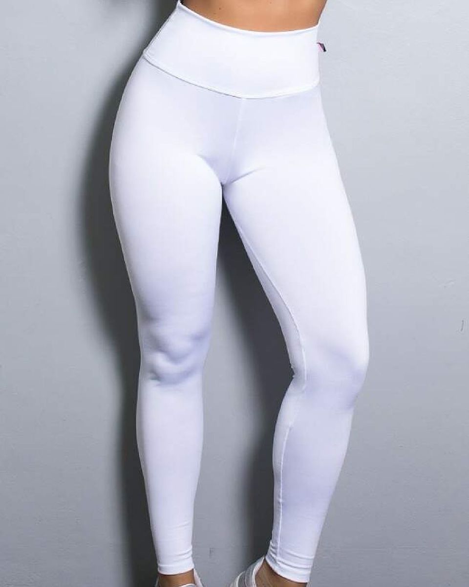 calça branca feminina legging