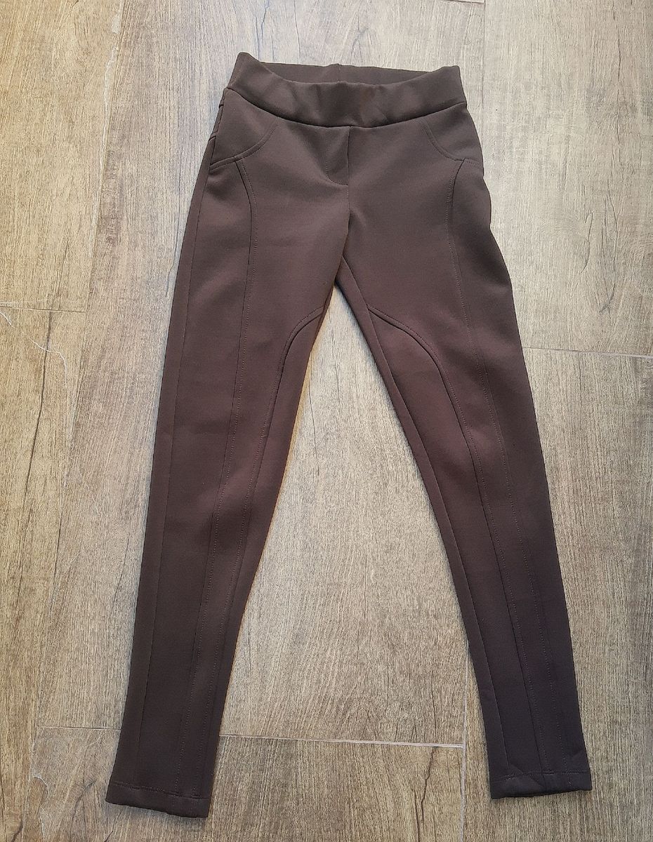calça montaria marrom