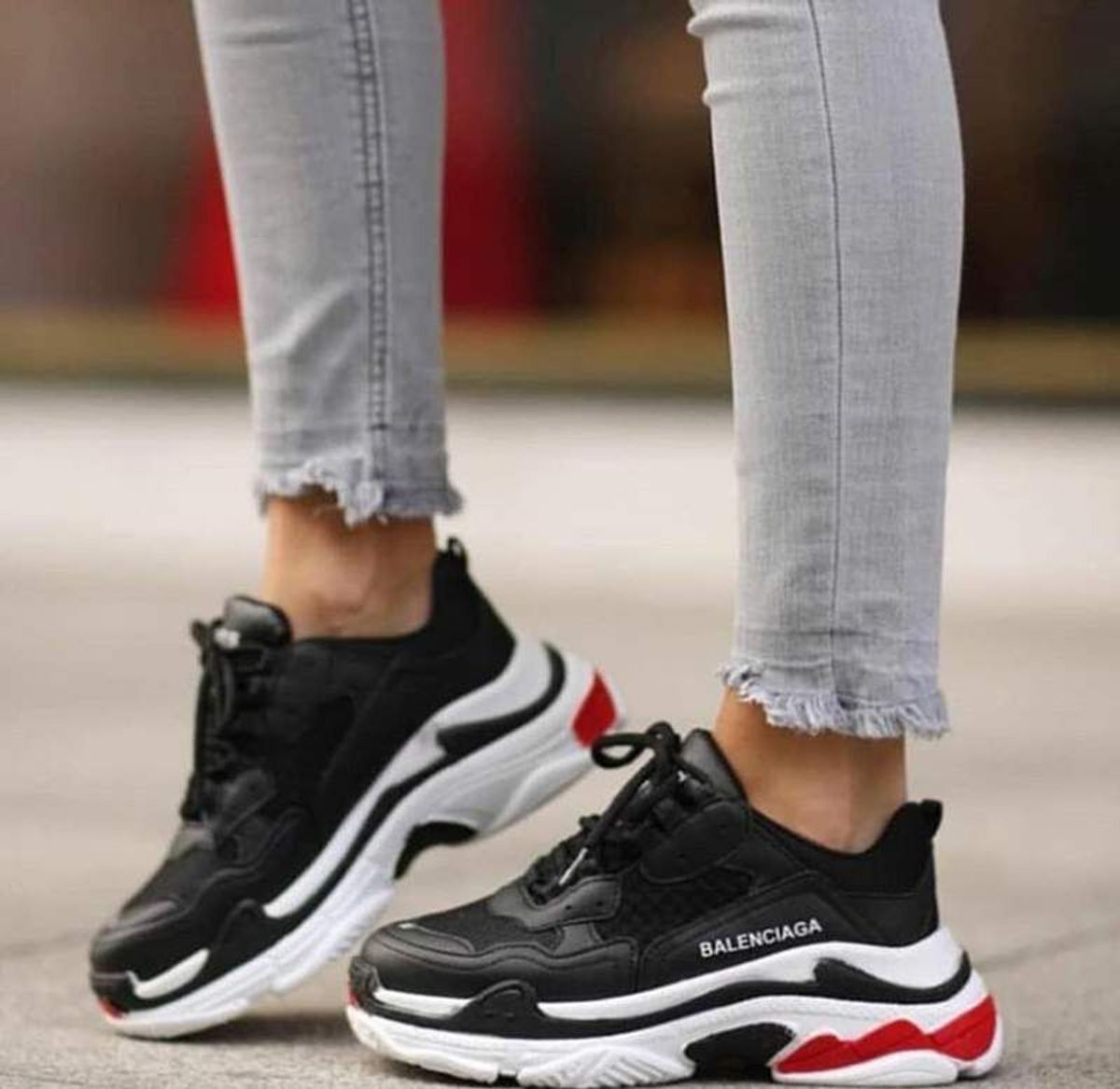 tenis balenciaga cano alto