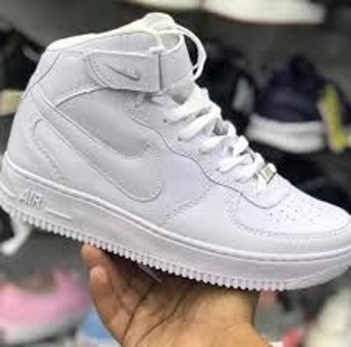 nike cano longo branco