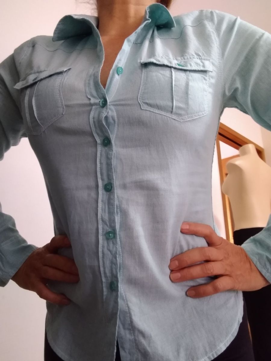 camisa manga longa feminina renner
