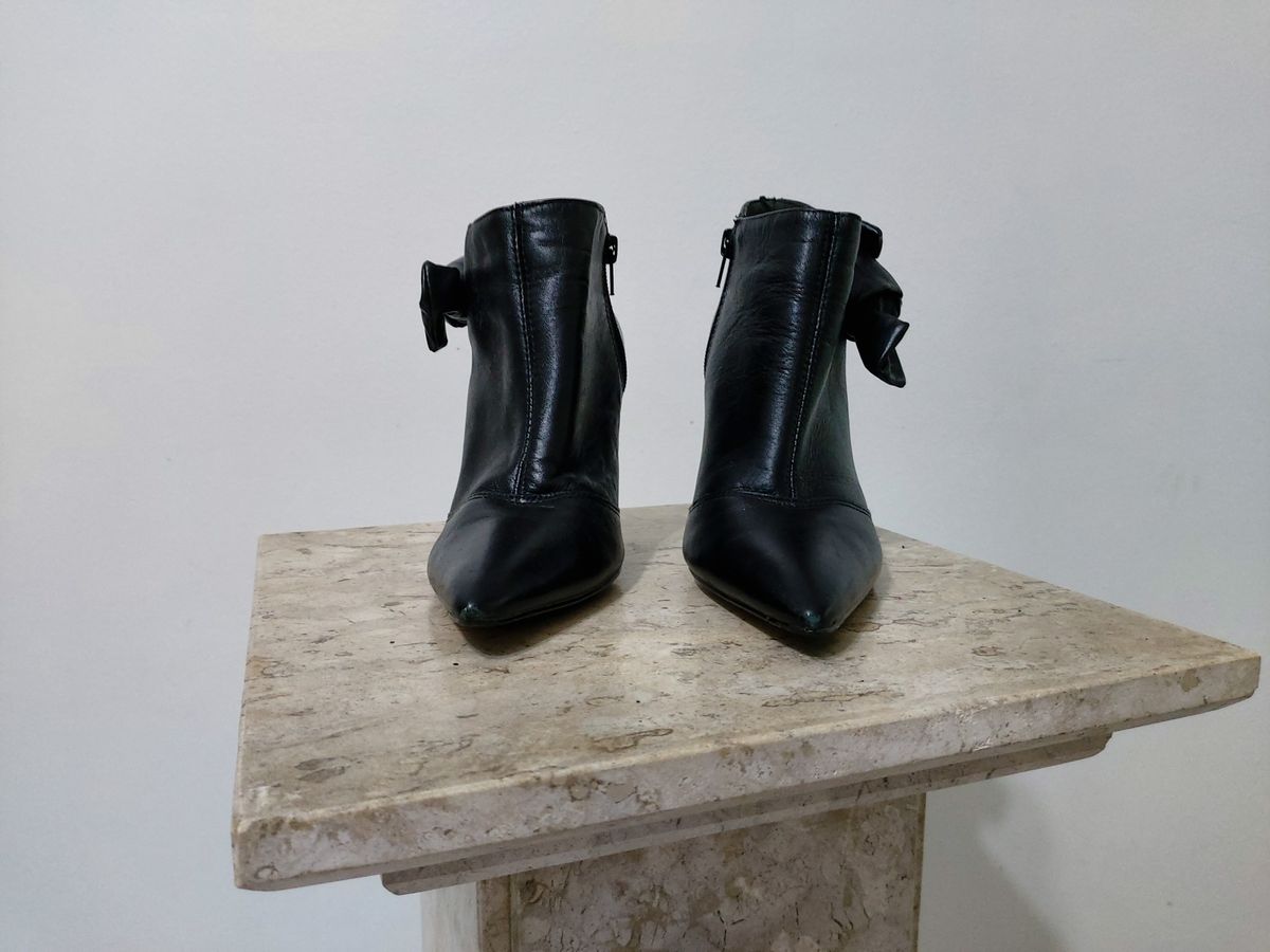 bota couro via uno