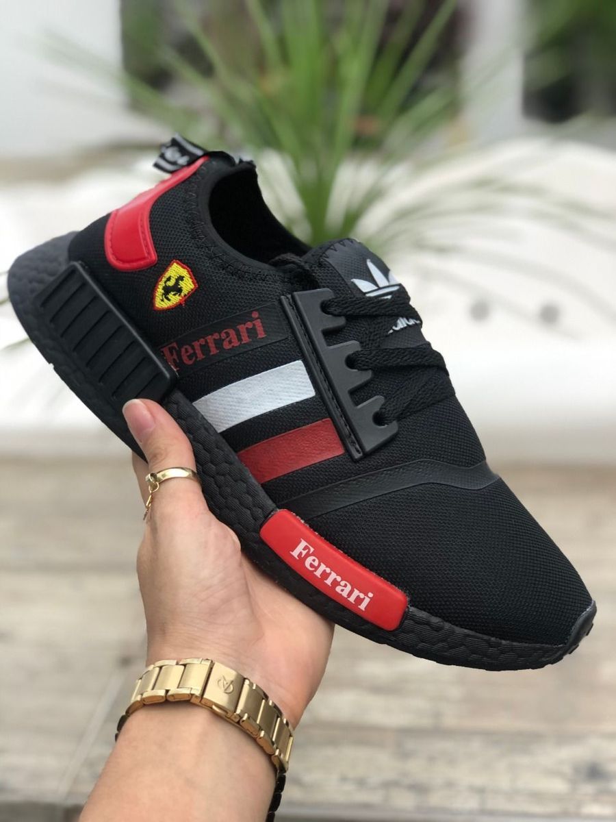 tenis adidas ferrari vermelho